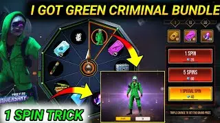 RAIDER SPIN EVENT FREE FIRE | FREE FIRE NEW EVENT | I GOT CRIMINAL BUNDLE | FF NEW EVENT