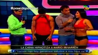 COMBATE: La China Hipnotiza a Mario Irivarren 24/06/13