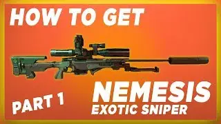 The Division 2 - How to get Exotic Nemesis Sniper Marksman Rifle - New Exotic Sniper Rifle for WT5