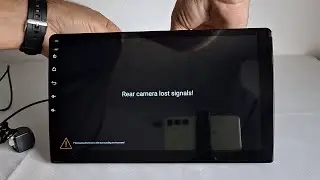 Setare rezolutie camera marsarier pe android Jancar. Reverse camera setting on Jancar head unit.