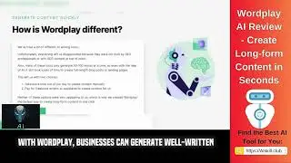 Wordplay AI Review - Create Long-form Content in Seconds
