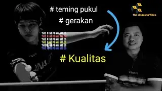 teknik dasar paling mudah melakukan spin backhand bola isi tenis meja pemula