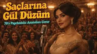 Sa&ccedil;larına G&uuml;l D&uuml;z&uuml;m | 70's Psychedelic Anatolian AI Cover