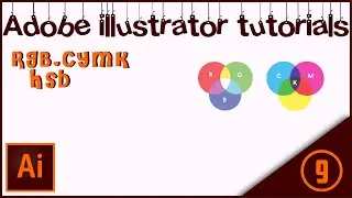 Part 9 - Difference b/w RGB, CMYK & HSB | Illustrator tutorials [Hindi]