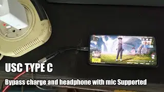 Type C Splitter Converter for Fast Charging and Headphone with Mic | Android | IOS
