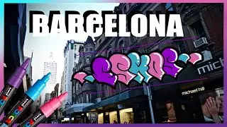 GRAFFITI AND STICKERS IN BARCELONA 2018 / ESKOS ART