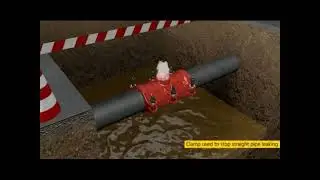 Pipe Clamps, tapping saddles, machines, material transfer hoses,  repair bandages, expansion joints