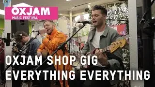 Everything Everything Oxjam gig in an Oxfam shop | Oxfam GB