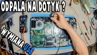 NAPRAWA LAPTOPA TOSHIBA-CIEKAWY PRZYPADEK DZIAŁA PO DOTKNIĘCIU CEWKI 3.3V
