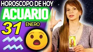 ACUARIO ♒😨PREPARATE PARA LA SORPRESA DE TU VIDA❗️😱 Horóscopo De Hoy 31 De Enero 2026 | Mhoni Vidente