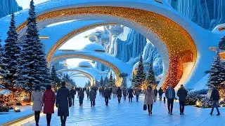 🎄 Christmas 2080: Silent, Sustainable, and Radiant AI Winter City