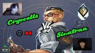 Cryocells 24 Kills vs Sinatraa In Radiant Ranked  XSET Cryo vs SEN sinatraa  Radiant Rank 1