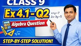 Class 9 Maths | Chapter 4 | Exercise 4.1 | Question 2 | New Book