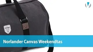 Norlander 'Canvas' Weekendtas Grijs
