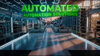 Relaxing automated factory asmr showing robotics at work from start to perfect output