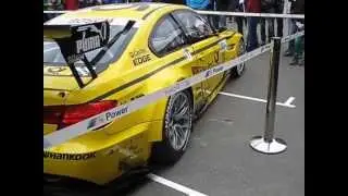 BMW DTM Car 2013 warming up Timo Glock (500 HP)