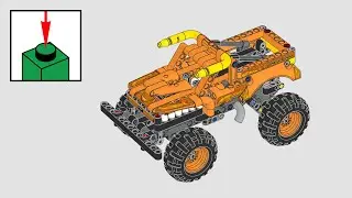 LEGO Technic 42135, Monster Jam&nbsp;El Toro Loco - инструкции по сборке