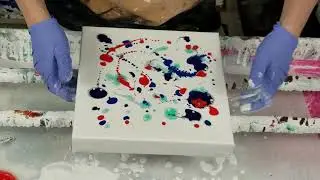 (535) Acrylic swipe with a heated spatula (viewer idea!)