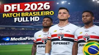 SAIU! NOVO DFL ATUALIZADO 2026 com MODO CARREIRA EAFC 26 ANDROID - ELENCOS ATUALIZADOS - MEDIAFIRE