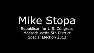 Mike Stopa, Special Election 2013, Massachusetts 5th District