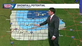 Iowa weather: Winter blast with frigid temps, snow Sunday