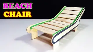 DIY Popsicle Stick Beach Chair   Furniture