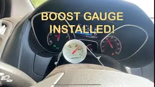 How to install a BOOST gauge in a Focus ST! (AND IT WORKS!?)