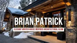 Elegant Winter House Inspired by Brian Patrick Flynn Modern Rustic Architectural Glow