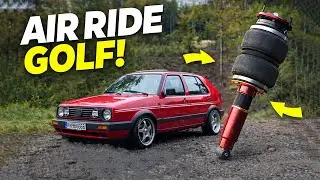 GOLF MK2 | Výroba zástavby vzduchového podvozku