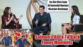 Salman Khan Back To Back Funny Moments At IIFA Awards 2019 Press Conference