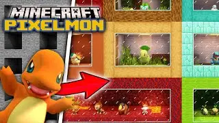I Trapped Every Starter Pok&eacute;mon in Minecraft Pixelmon