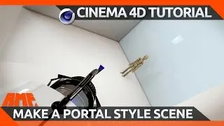 Cinema 4D Tutorial - Create a portal style scene