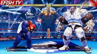 Balrog vs Mech Abigail (Hardest AI) - Street Fighter V