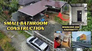 Small bathroom construction | bumili kami ng gamit sa Wilcon Depot Calapan