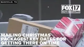 You've Got Mail: Key cutoff dates for shipping Christmas gifts, cards via Post Office
