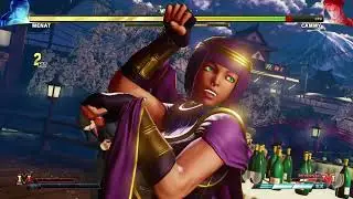 Street Fighter V CHAMPION EDITION - MENAT Gameplay