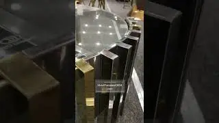 Glass Coffee Table PVD coating SS Frame #furnitureexporter #furnituremanufacturer #furniturefactory