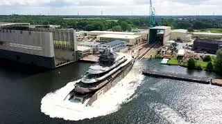L&uuml;rssen Yachts - Launching of project JAG