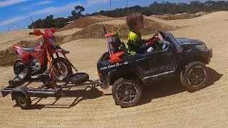 Freestyle Jungle Motocross Tricks! #motocross #kids