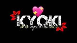 Chehre Pe Mask Lagaya Karo || Imovie & Black Screen Status !