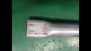 tube end forming machine form round tube to oval