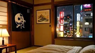 Japanese Lofi for Study & Focus 🌙 Tokyo Night Rain