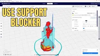 How To Use Support Blocker in Cura