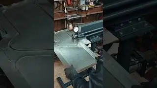 I had to modify my already- modified harbor freight bead roller so I can make this firewall panel