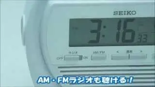 【ビックカメラ】セイコー　電波目覚まし時計　SQ764W　動画で紹介