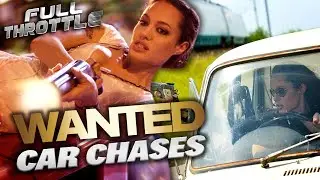 All The Car Chase Scenes In Wanted (2008) | Full Throttle