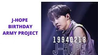 J Hope Birthday ARMY Project|Happy Birthday J-HOPE|Jhope birthday video|JHOPEDAY #JHOPE  #JHOPEDAY