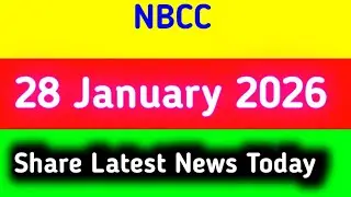nbcc india share latest news || nbcc india share latest news today