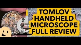 ✝️ AMAZON 20$ = TOMLOW = 2-дюймовый ручной микроскоп с экраном. Полный обзор с инструкцией по экс...