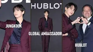 Jungkook MELTS Everyone at Hublot PhotoCall 😭💜